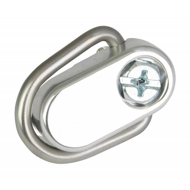 PAIRE DE BOUCLES DE FIXATION DE BAGAGES PLIABLES GUNMETAL