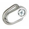 PAIRE DE BOUCLES DE FIXATION DE BAGAGES PLIABLES GUNMETAL