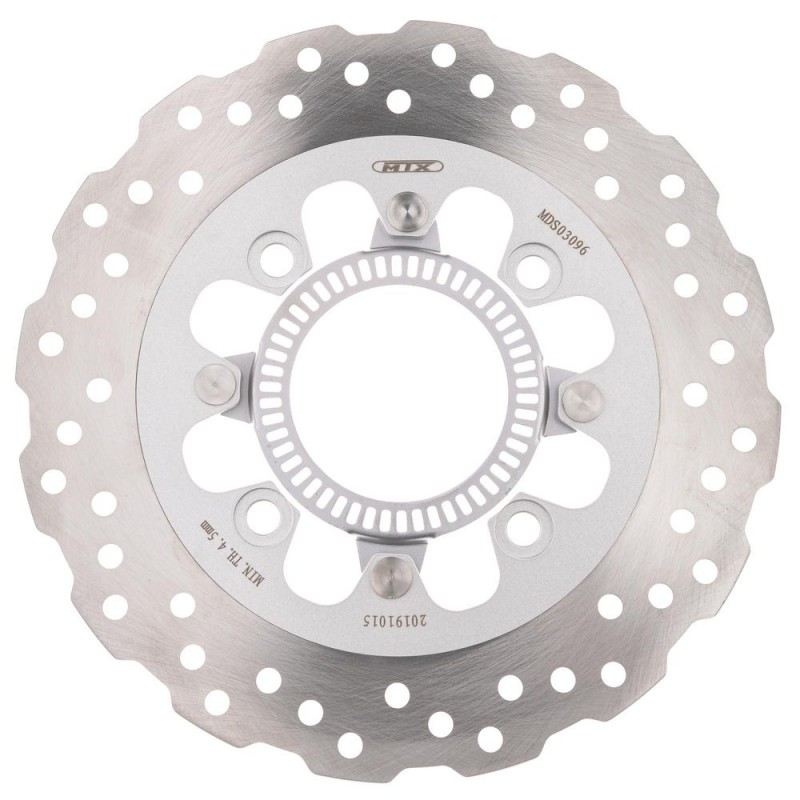 DISQUE DE FREIN MTX 250 mm ROUTE ARRIÈRE AVEC ABS PLEIN ONDULÉ KAWASAKI  MD4178  BK  MTX
