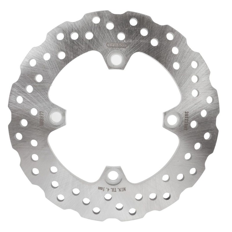 DISQUE DE FREIN MTX 250 mm ROUTE ARRIÈRE PLEIN ONDULÉ KAWASAKI  MD4138  BKR840  MDS03093 MDS03054