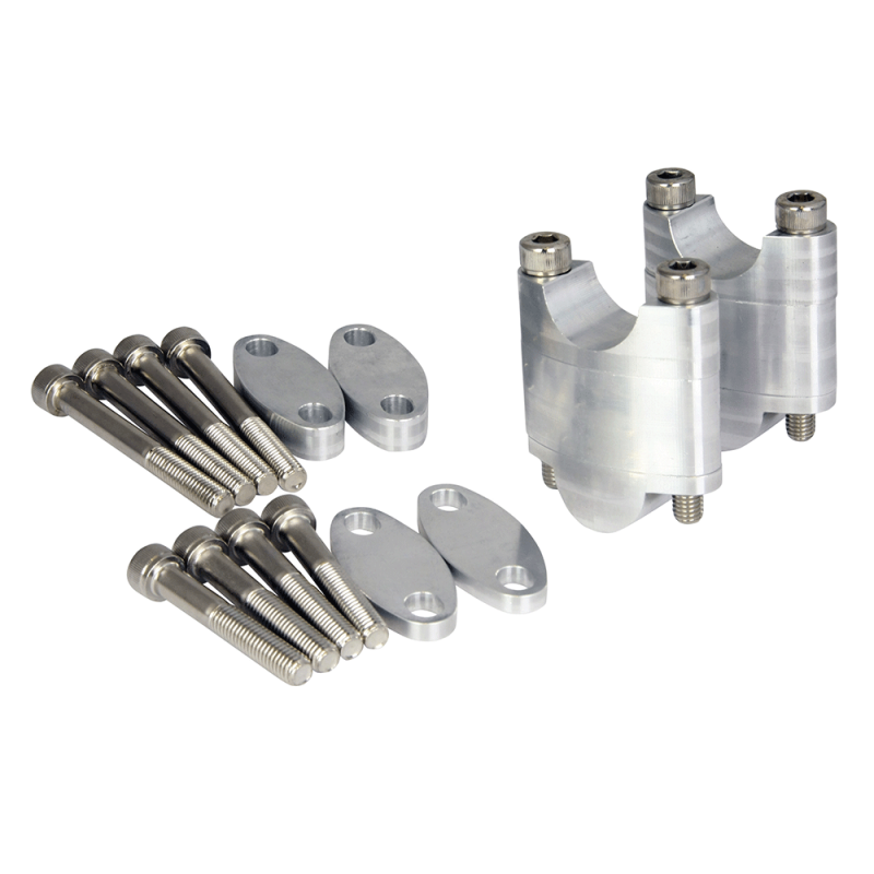Kit de rehausse de guidon 22,2 mm, multi étages  M8 x 50 mm 60 mm 70 mm x 4 pièces