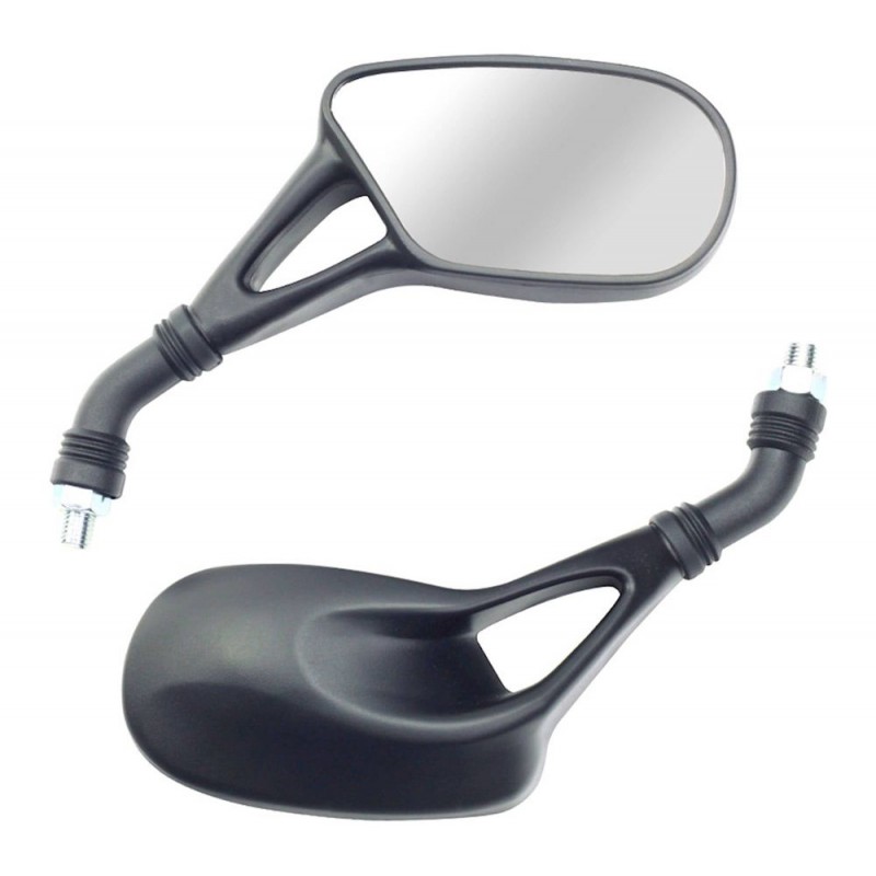 RÉTROVISEUR UNIVERSEL PAIRE DE RÉTROVISEURS AÉROSOLS 10 MM NOIRS