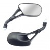 RÉTROVISEUR UNIVERSEL PAIRE DE RÉTROVISEURS AÉROSOLS 10 MM NOIRS