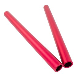 CLIP ON BARS MATT RED 280MM