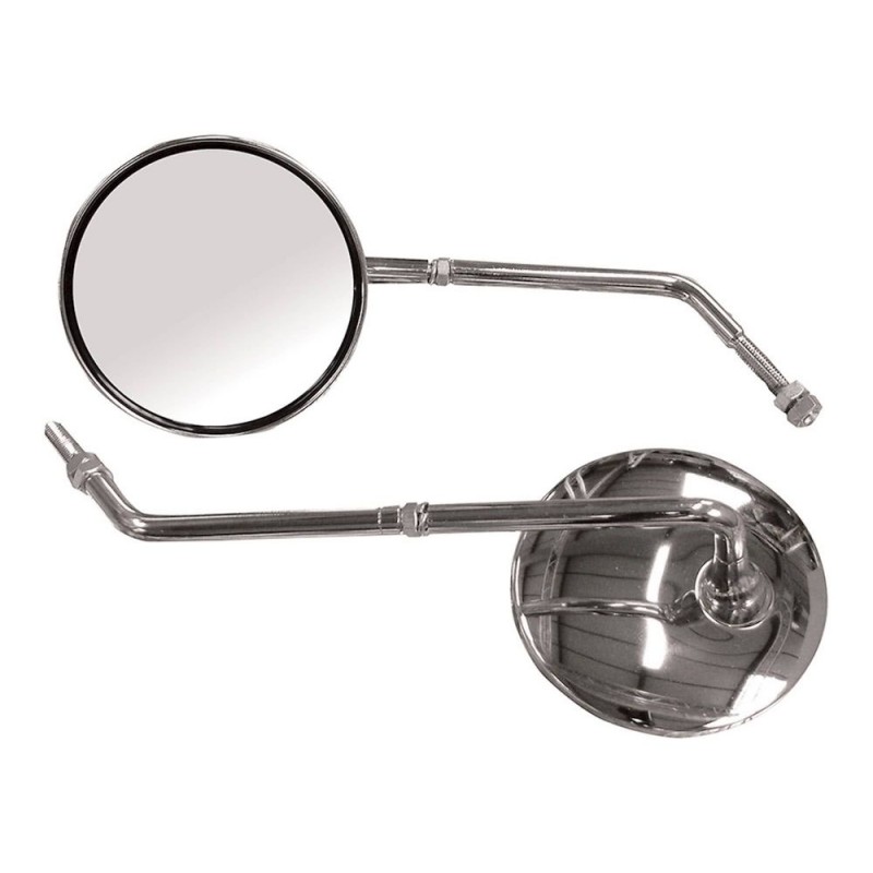RÉTROVISEUR UNIVERSEL SCOOTER   CYCLOMOTEUR FILETAGE 8 MM OU À COLLER  1 PIÈCE