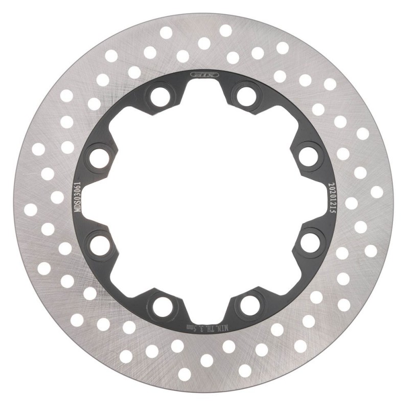 DISQUE DE FREIN MTX 210 mm ARRIÈRE MX PLEIN ROND KAWASAKI  MD6107  BK  MTX