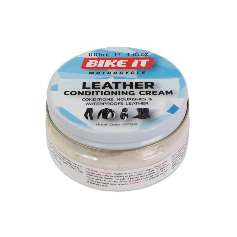 Crème hydratante et déperlante pour cuir 100 g