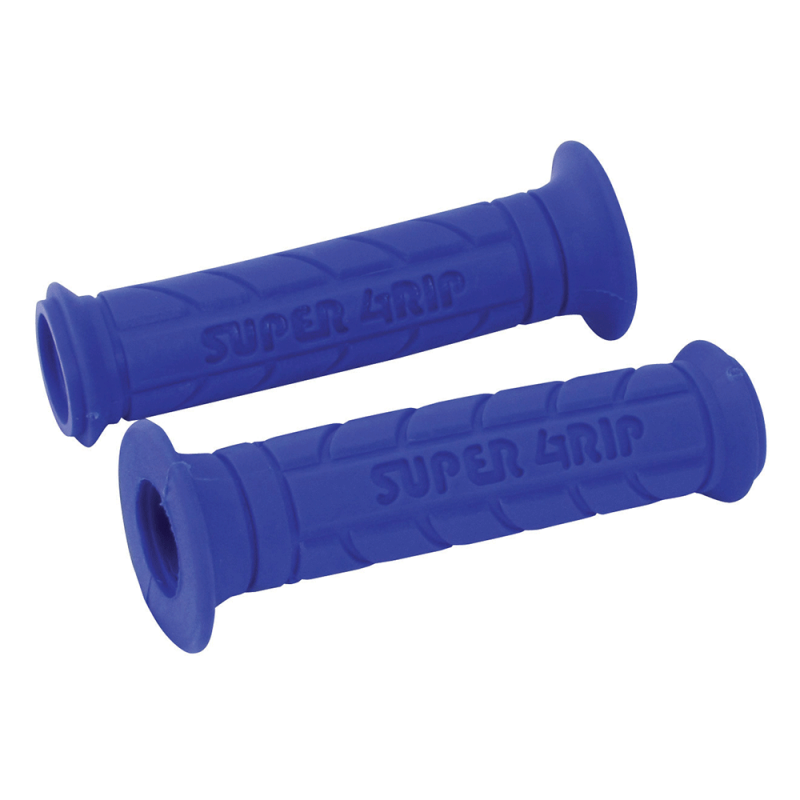 POIGNÉES SUPERGRIP BLEUES 22 MM GAUCHE 25 MM DROITE 130 MM