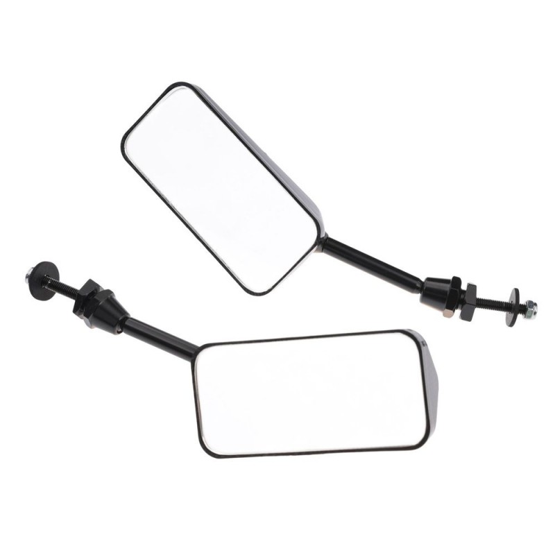 PAIRE DE RÉTROVISEURS UNIVERSELS F1 ASPECT CARBONE COURTS 40 MM