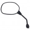ENSEMBLE DE RÉTROVISEURS UNIVERSELS NOIRS SCOOTER 8 mm GAUCHE  STD  DROIT  STD   589608