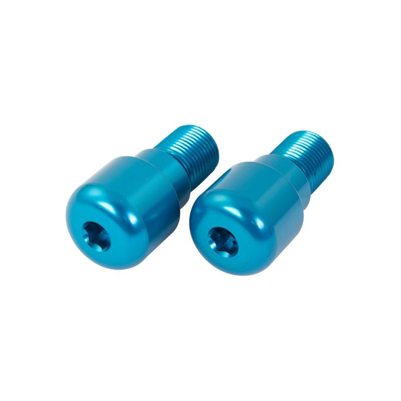 EMBOUT DE GUIDON YAMAHA R6 BLEU