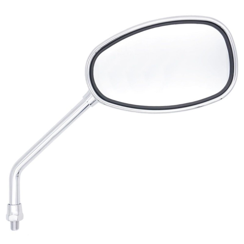 RÉTROVISEUR UNIVERSEL CHROMÉ GOUTTE 10 mm G D  INVERSE   588112