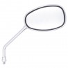 RÉTROVISEUR UNIVERSEL CHROMÉ GOUTTE 10 mm G D  INVERSE   588112