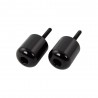 EMBOUT DE GUIDON YAMAHA R1 NOIR