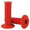POIGNÉES MOTOCROSS ROUGES 22 MM GAUCHE 25 MM DROITE 115 MM