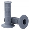 POIGNÉES MOTOCROSS GRISES 22 MM GAUCHE 25 MM DROITE 115 MM