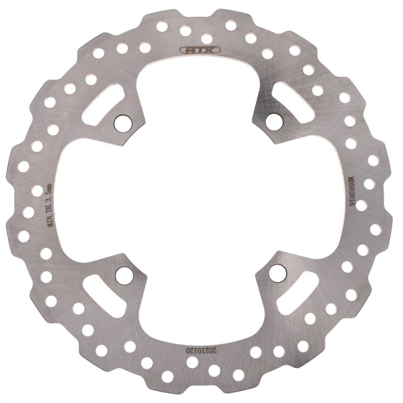 DISQUE DE FREIN MTX 240 mm ARRIÈRE MX ONDULÉ PLEIN KAWASAKI  MD6208  BKR236  MDS03015