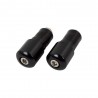 EMBOUT DE GUIDON SLIM 22 MM NOIR