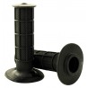 Poignées motocross noires 22 mm  gauche, droite, 25 mm , longueur 115 mm LONGUEUR