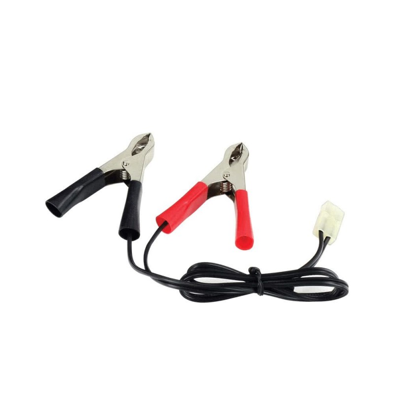 BATTERY CHARGER FEMALE CONNECTOR LEAD CROCODILE CLIP TYPE