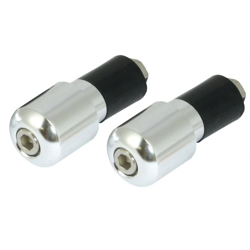 EMBOUT DE GUIDON SLIM 13 MM CHROMÉ