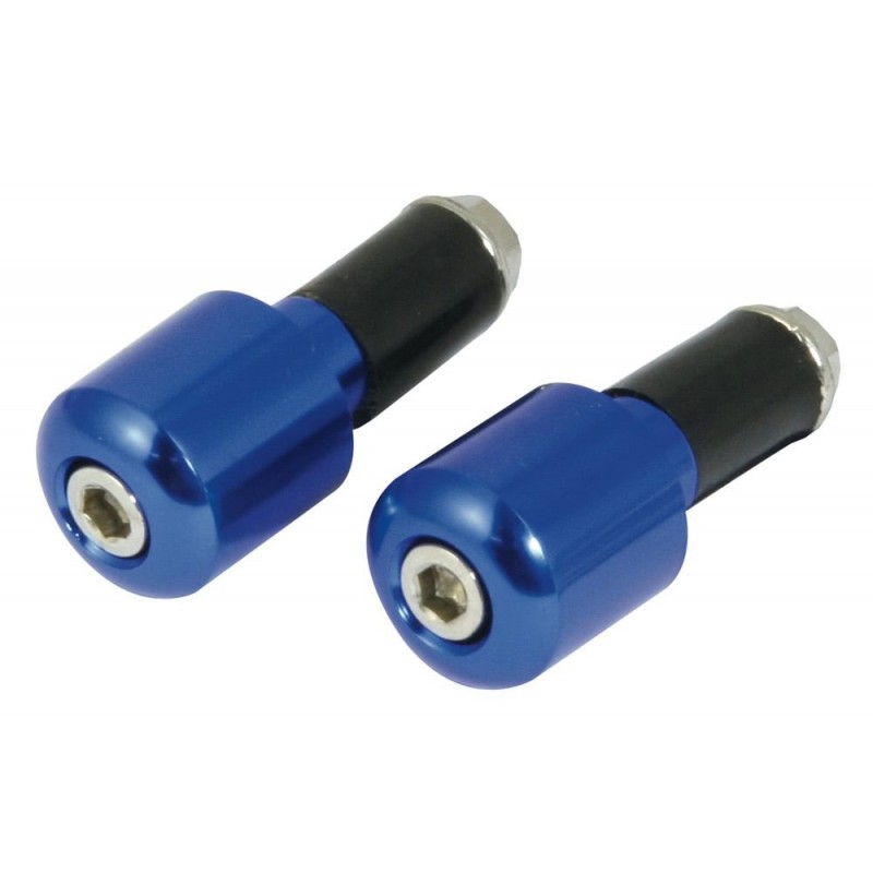 EMBOUT DE GUIDON SLIM 13 MM BLEU