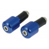 EMBOUT DE GUIDON SLIM 13 MM BLEU