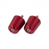 EMBOUT DE GUIDON SUZUKI GSXR750 ROUGE