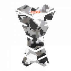 Protection de réservoir Spine camouflage urbain Noir Blanc Gris