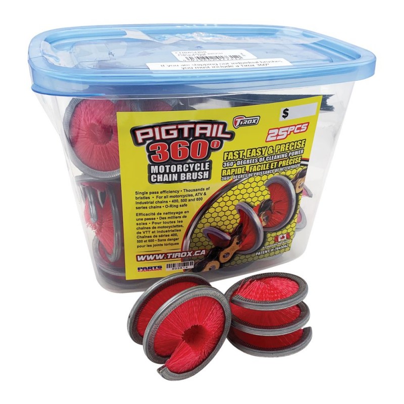 Boite de 25 Brosses 360° TIROX