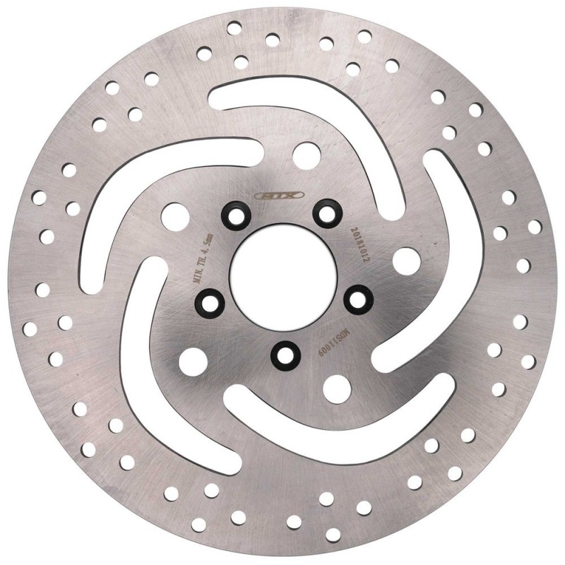 DISQUE DE FREIN MTX ROUTE 285 mm AVANT GAUCHE PLEIN HARLEY DAVIDSON  MD TBC  BK  MTX